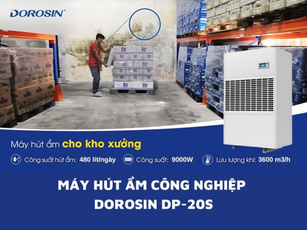 máy hút ẩm công nghiệp Dorosin DP-20s